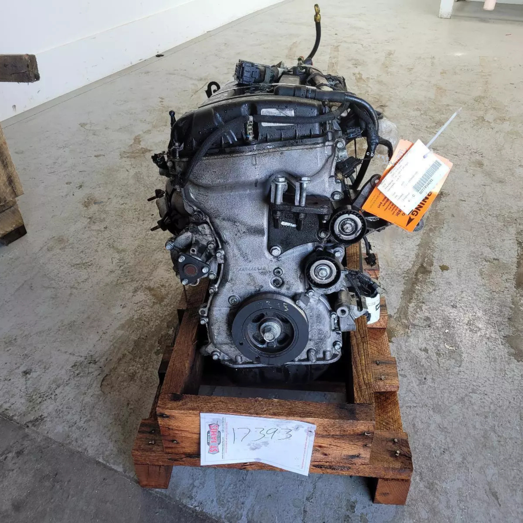 Moteur Chrysler Sebring 2.4L 2007–2009 (opt K, 4 cylindres, sdn)