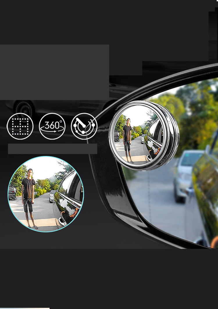 Rotating blind spot mirror