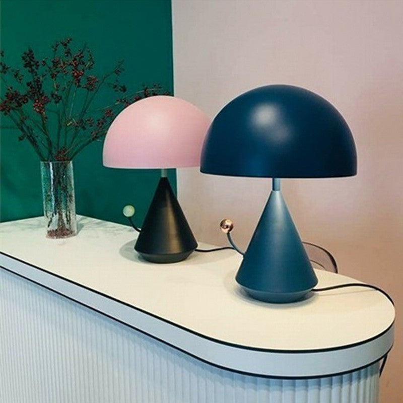 Iron Macaron Mushroom Table Lamp