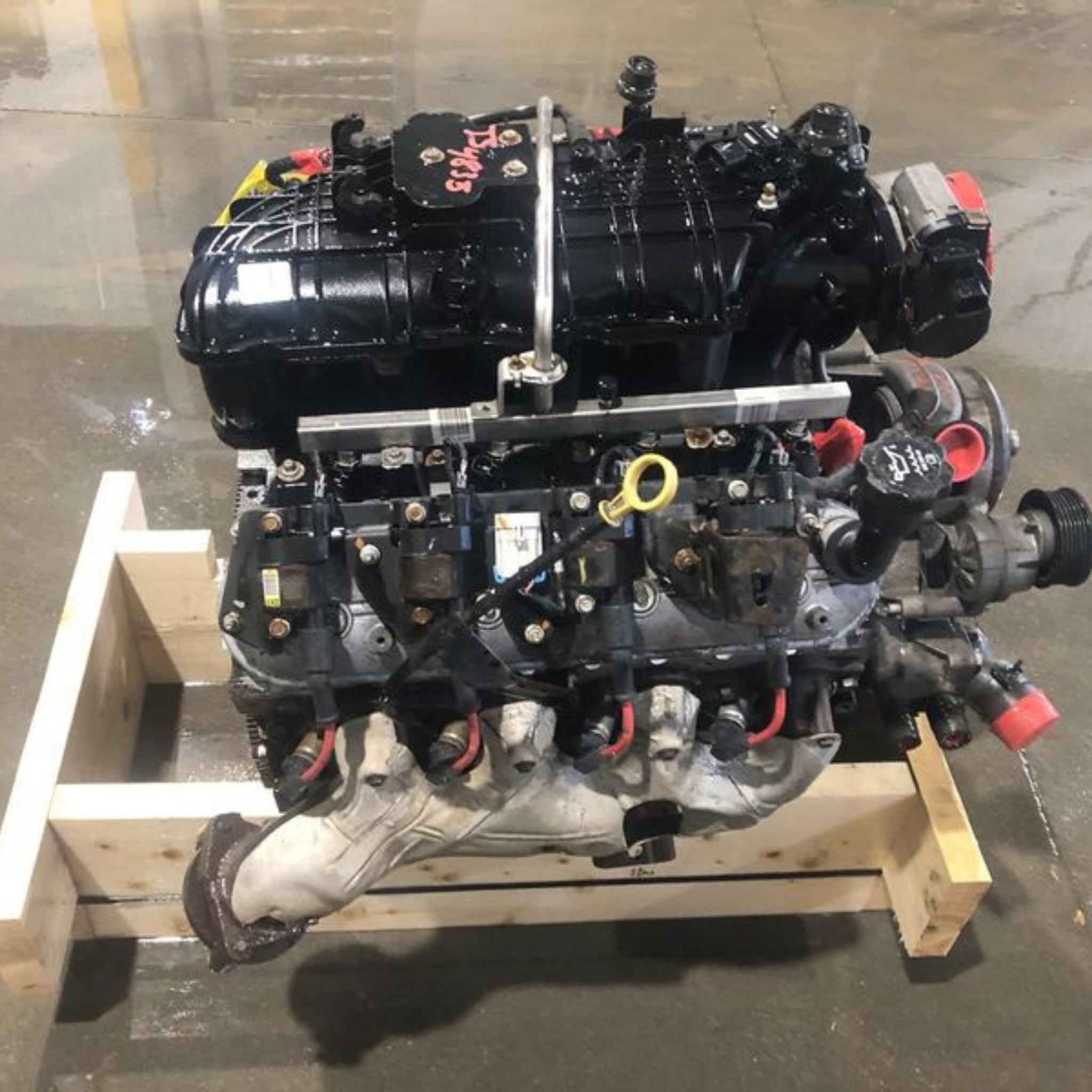 Moteur Chevrolet Silverado 2500 6.0L opt LY6 2007–2008 (8 cylindres essence, new style)