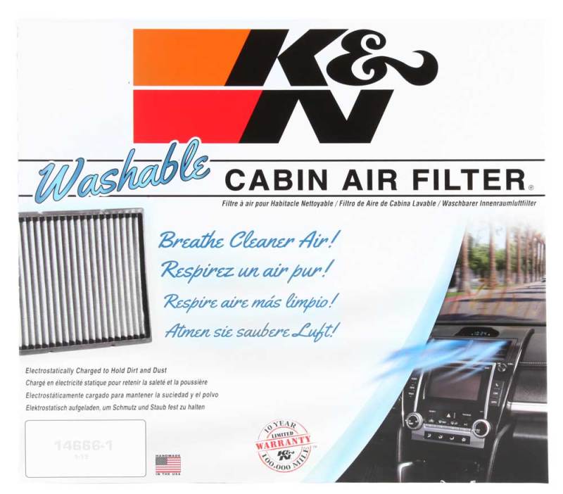 K&amp;N 13-16 Audi SQ5 3.0L V6 Cabin Air Filter