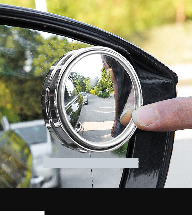 Rotating blind spot mirror