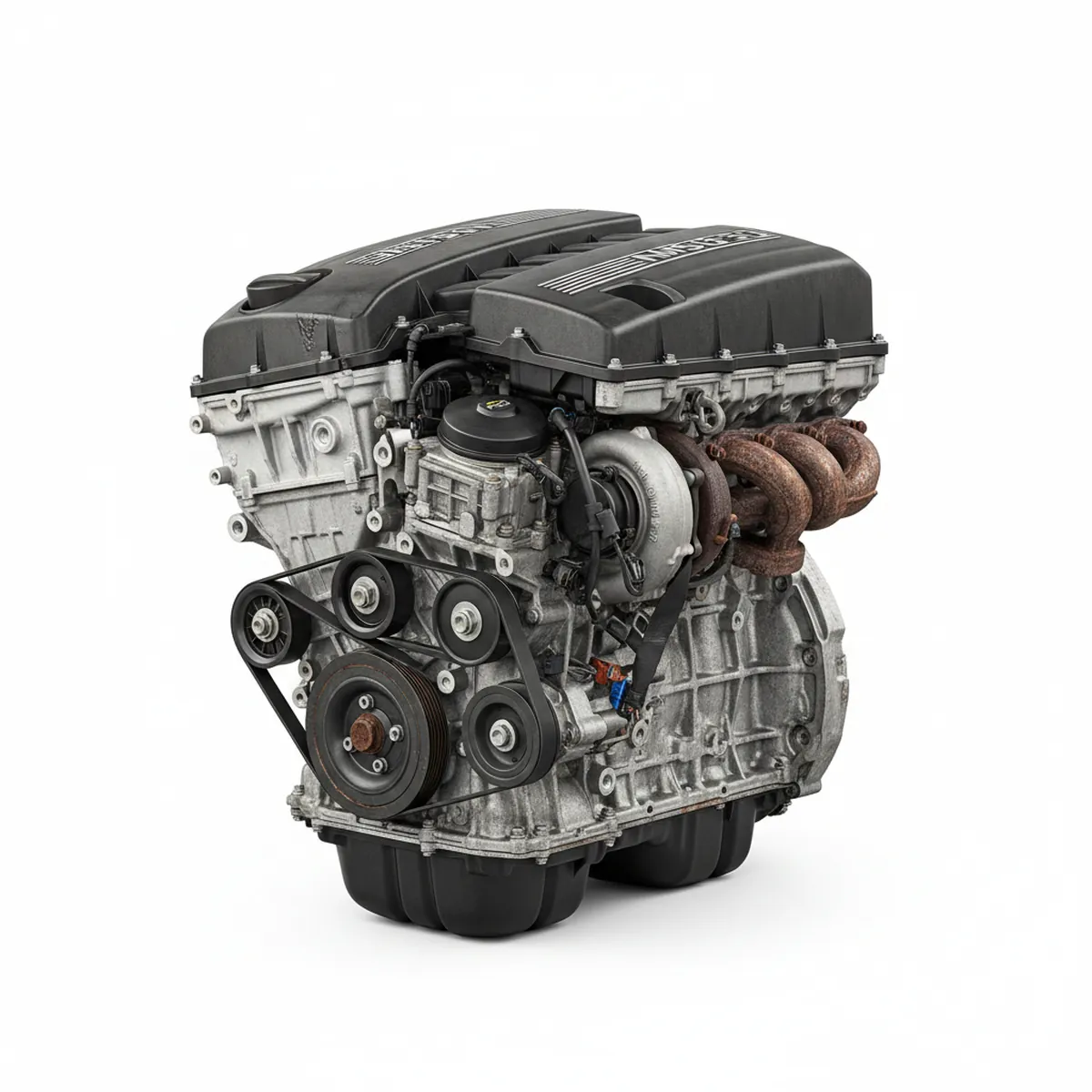 Moteur BMW 335i (3.0L), (gasoline), single turbo, RWD, Cpe Essence 2013 OEM