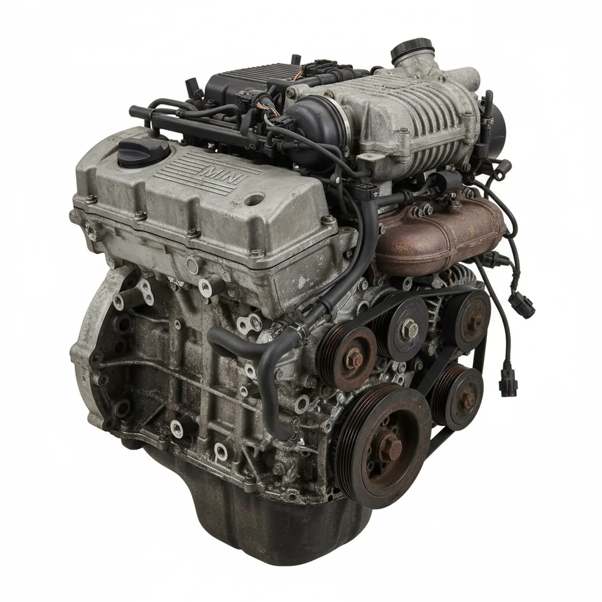 Moteur BMW Mini Cooper (1.6L), Conv, supercharged option, Cooper S Essence 2007 OEM