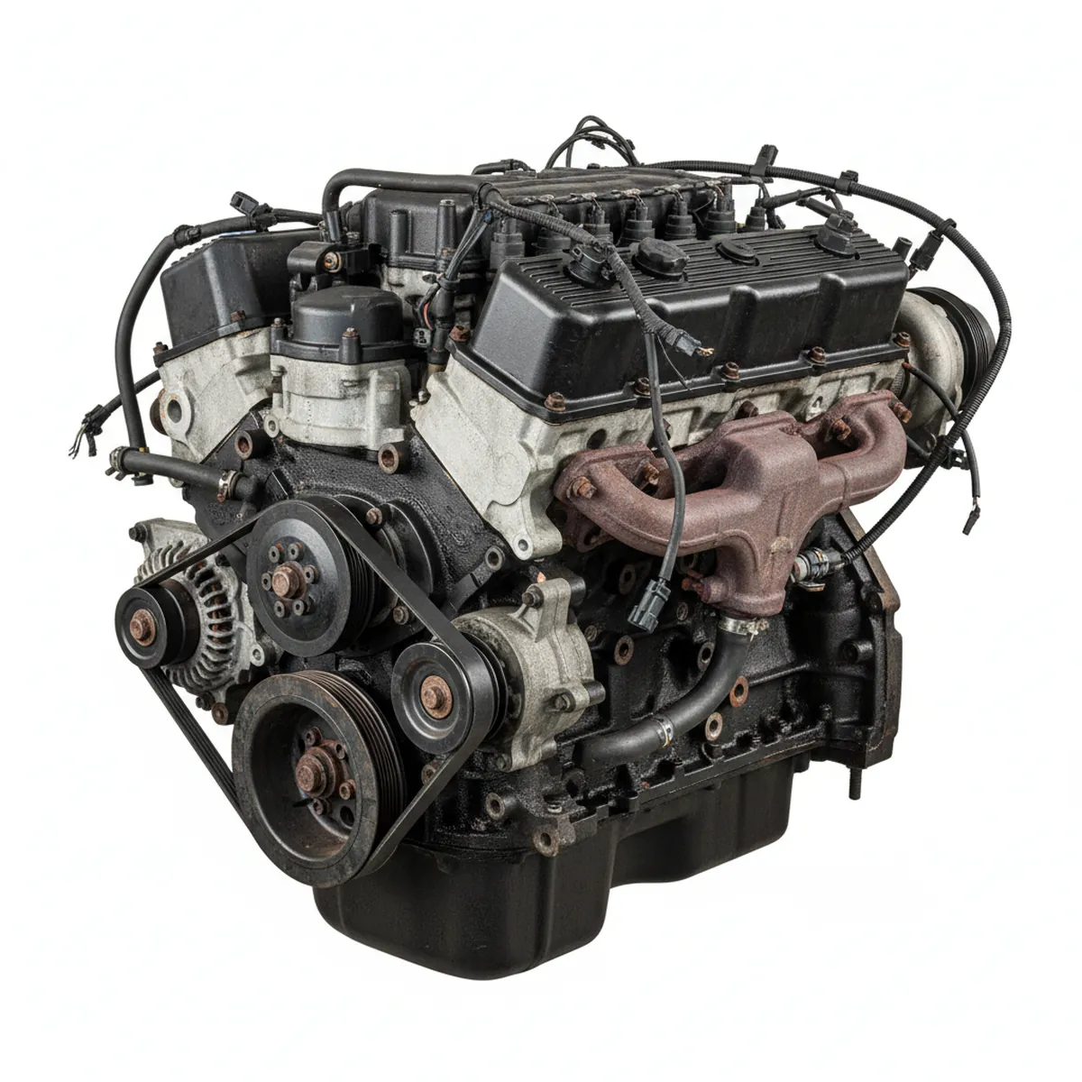 Moteur Chevrolet Van Express 2500 6.6L (VIN L, 8th digit, opt LGH) Diesel 2014 OEM