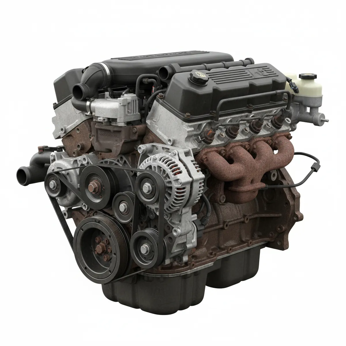 Moteur Chevrolet Van Express 3500 6.6L (VIN L, 8th digit, opt LGH) Diesel 2014 OEM