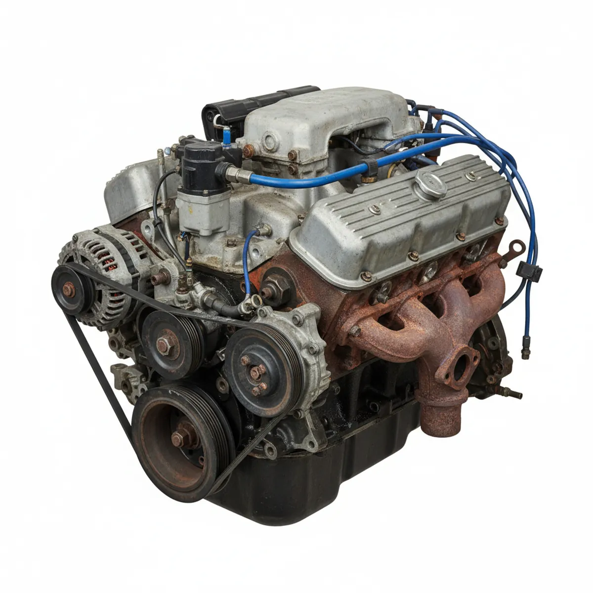 Moteur Dodge Van 150 8-318 (5.2L), CNG (VIN T, 8th digit), EGR valve hole Essence 1994 OEM