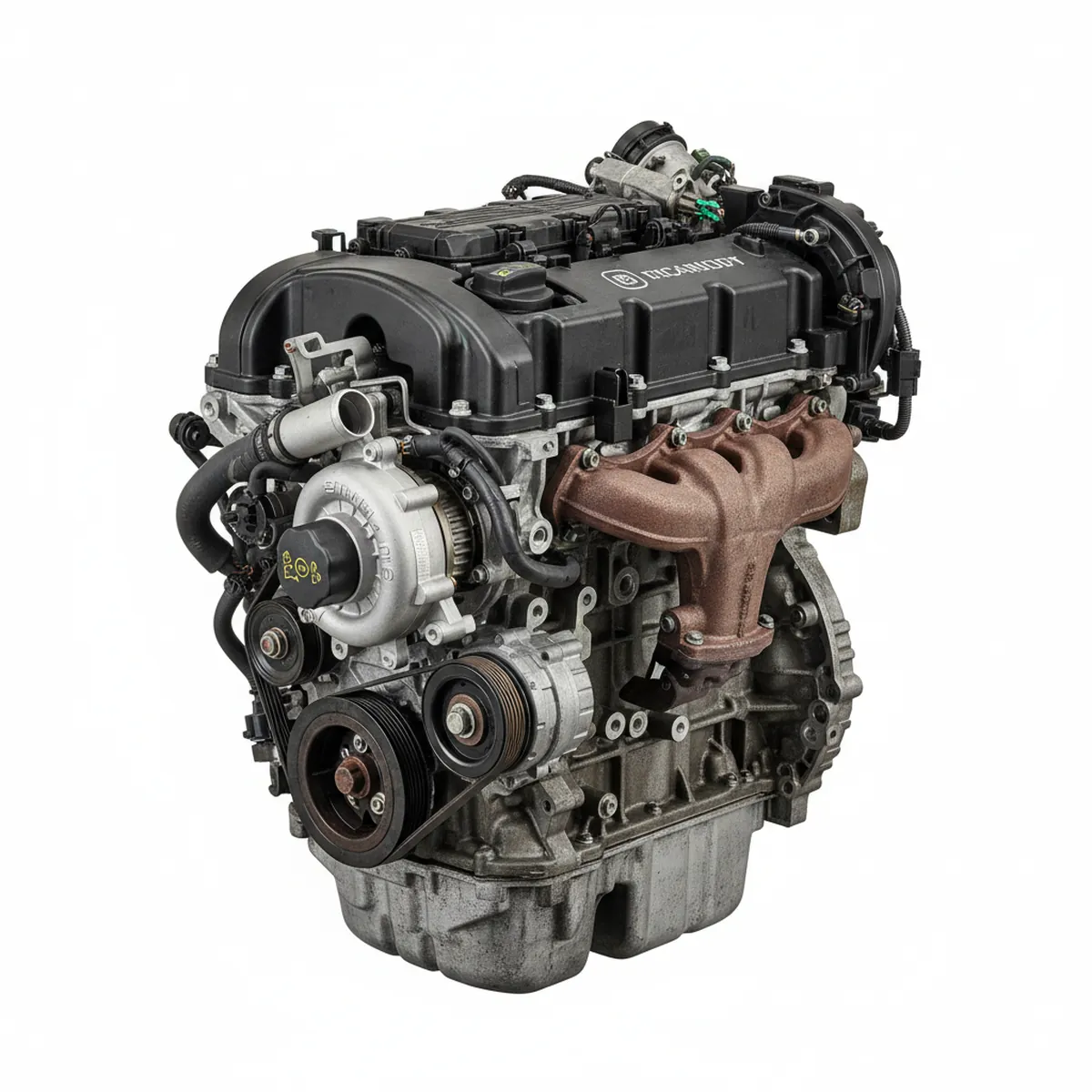 Moteur Fiat 500 gasoline, (1.4L), VIN H (8th digit, turbo), 4 Dr, AT, opt DA1 (dry clutch) Essence 2015 OEM