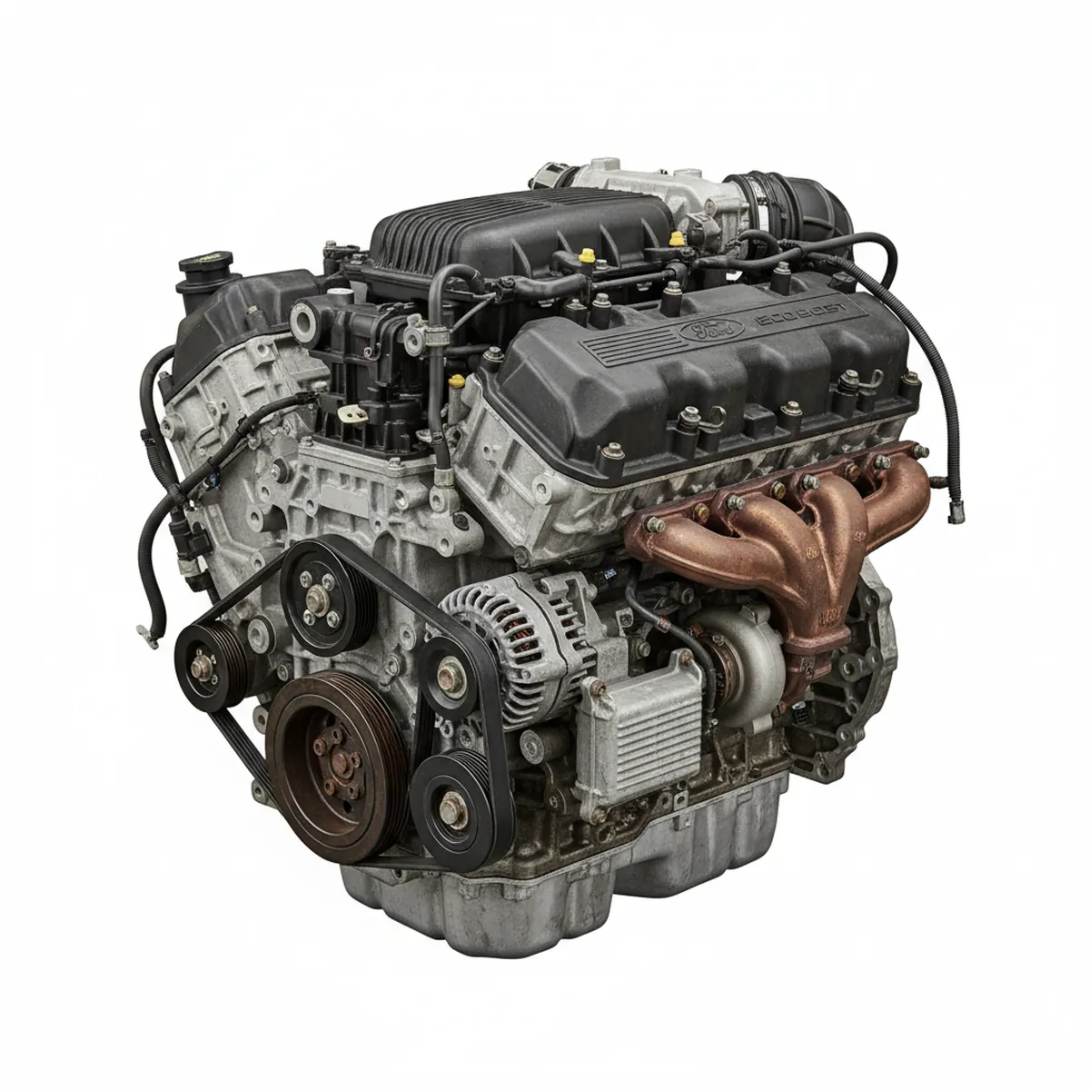 Moteur Ford Explorer 3.5L, w/o turbo; (VIN 8, 8th digit), oil cooler Essence 2019 OEM