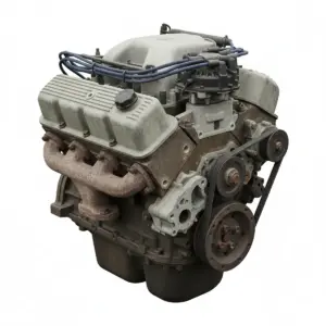 Moteur GMC Jimmy, S10/S15 (6-262, 4.3L, VIN W, 8th digit), 4x4, side mounted spark plug wires on distributor Essence 1995 OEM