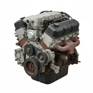 Moteur GMC Van Savana 2500 4.3L (VIN W, 8th digit, 6-262), ID UBA (metric bell housing bolts) Essence 1999 OEM