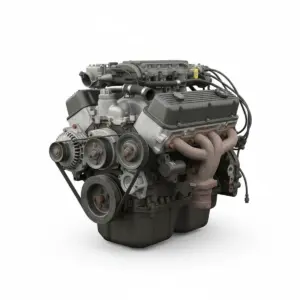Moteur GMC Van Savana 3500 5.7L (VIN R, 8th digit, 8-350), gasoline Essence 1997 OEM