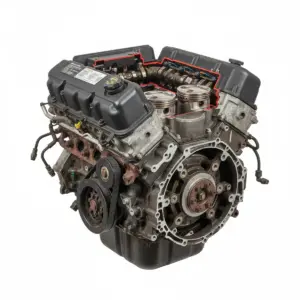 Moteur GMC Van Savana 3500 6.0L, VIN B (8th digit, opt LC8), LPG, (Cutaway), 4 tank system (opt UFP) Essence 2011 OEM