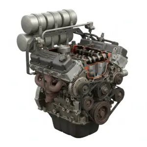 Moteur GMC Van Savana 3500 6.0L, VIN B (8th digit, opt LC8), LPG, (Cutaway), 3 tank system (opt UFM) Essence 2014 OEM