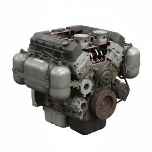 Moteur GMC Van Savana 3500 6.0L, LPG (VIN B, 8th digit, opt LC8), (Cutaway), 4 tank system (opt UFP) Essence 2015 OEM
