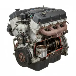 Moteur GMC Van Savana 3500 6.0L, LPG (VIN B, 8th digit, opt LC8), (Cutaway), 4 tank system (opt UFP) Essence 2016 OEM