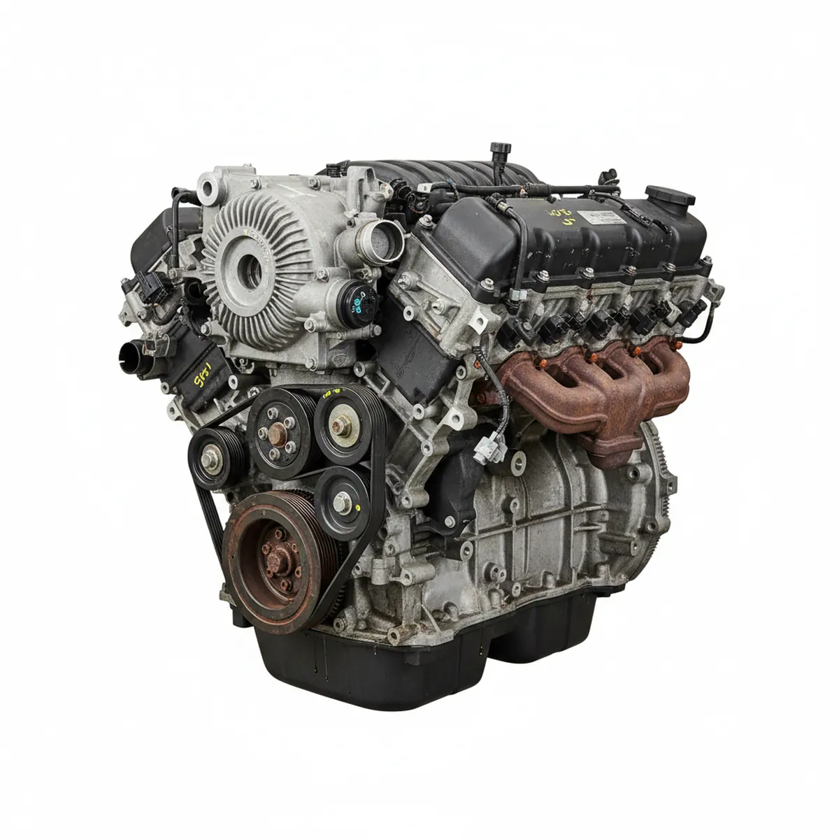 Moteur Jaguar XF 5.0L (supercharged), w/o flex fuel; VIN C (8th digit) Essence 2014 OEM