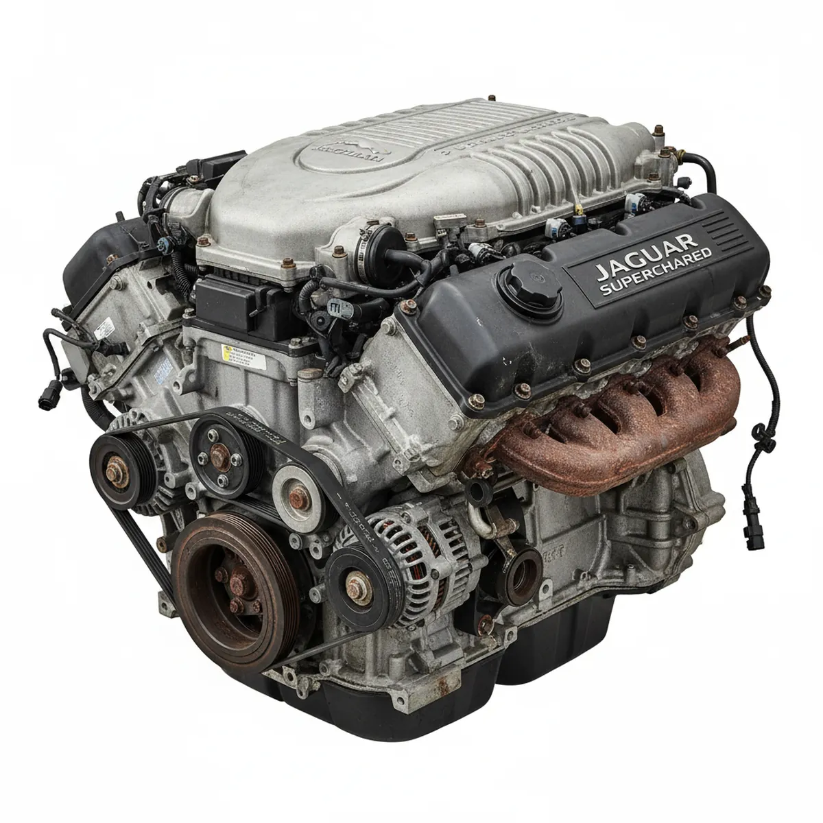 Moteur Jaguar XKR (8-255, 4.2L), XKR (supercharged), (VIN C, 8th digit) Essence 2009 OEM