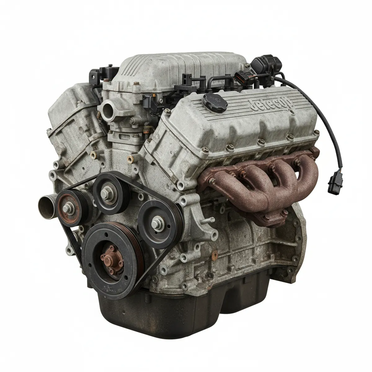 Moteur Jeep Grand Cherokee 4.7L (8-287), standard (VIN N, 8th digit), 32 tooth crank sensor tone wheel (4 plug engine controller, aka Next Generation engine controller) Essence 2003 OEM