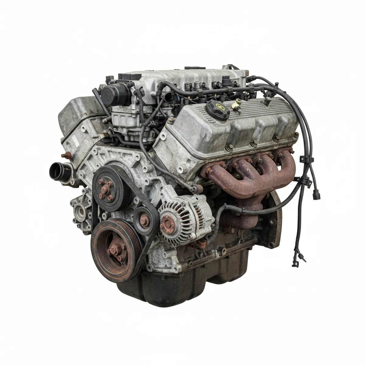Moteur Jeep Grand Cherokee 4.7L (8-287), standard (VIN N, 8th digit), 32 tooth crank sensor tone wheel (4 plug engine controller, aka Next Generation engine controller) Essence 2004 OEM