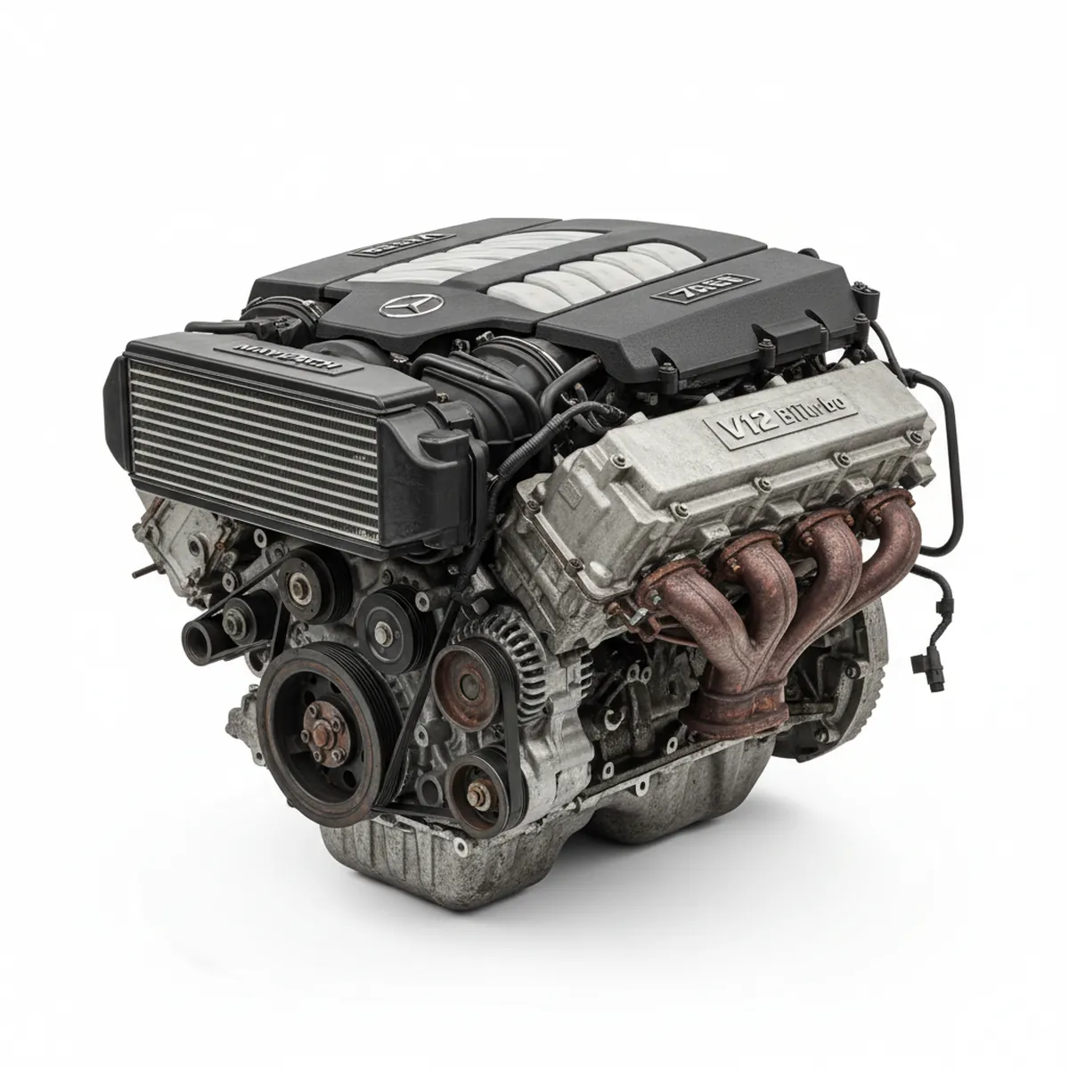 Moteur Mercedes-Benz SL Class 222 Type (S models, sedan), S650 Maybach (6.0L, VIN A, 7th digit) Essence 2020 OEM
