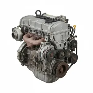 Moteur Mitsubishi Lancer exc. Evolution; 2.4L (4 cylinder, VIN F, 8th digit) Essence 2004 OEM