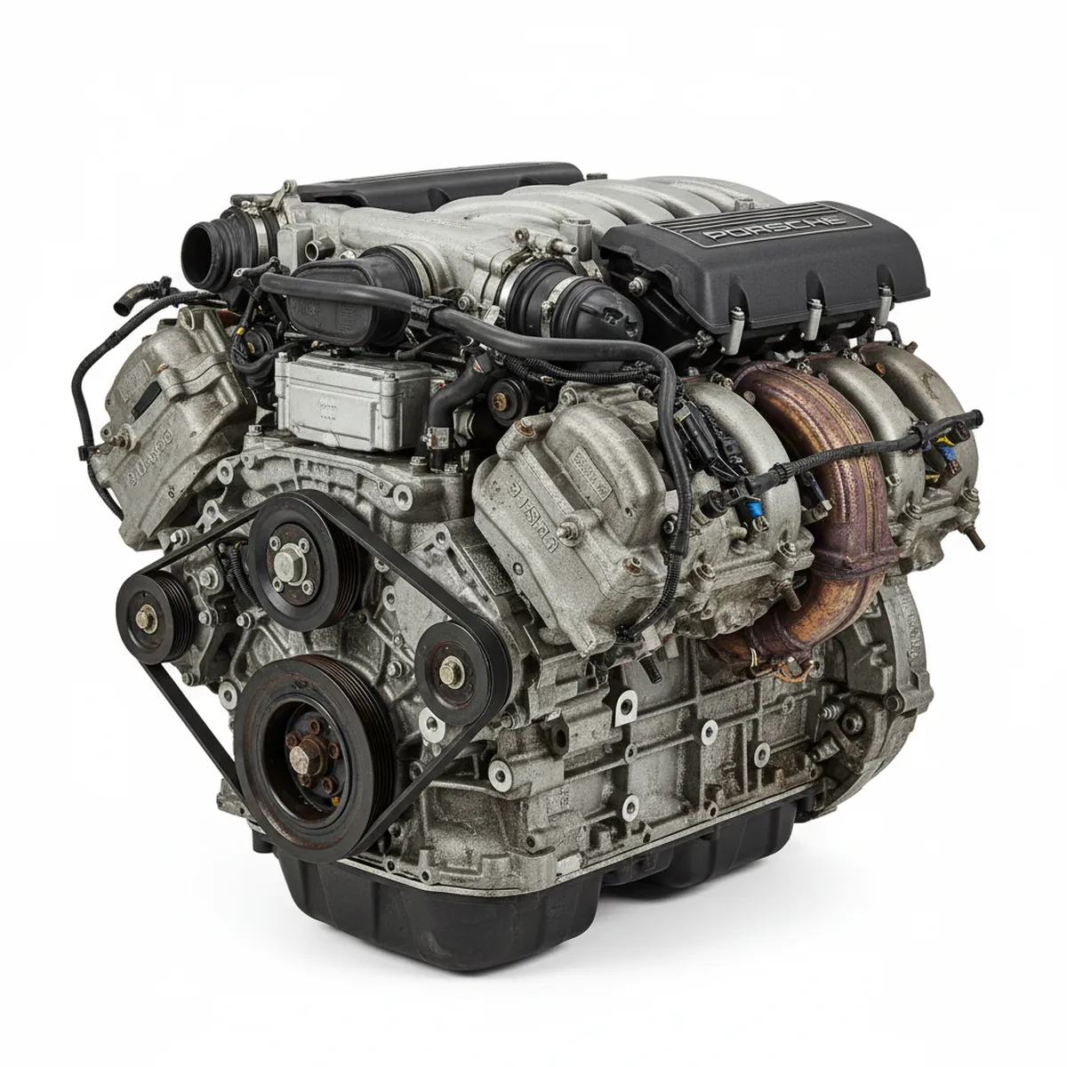 Moteur Porsche Cayenne gasoline, 4.8L, turbo (engine), (VIN C, 5th digit) Essence 2011 OEM
