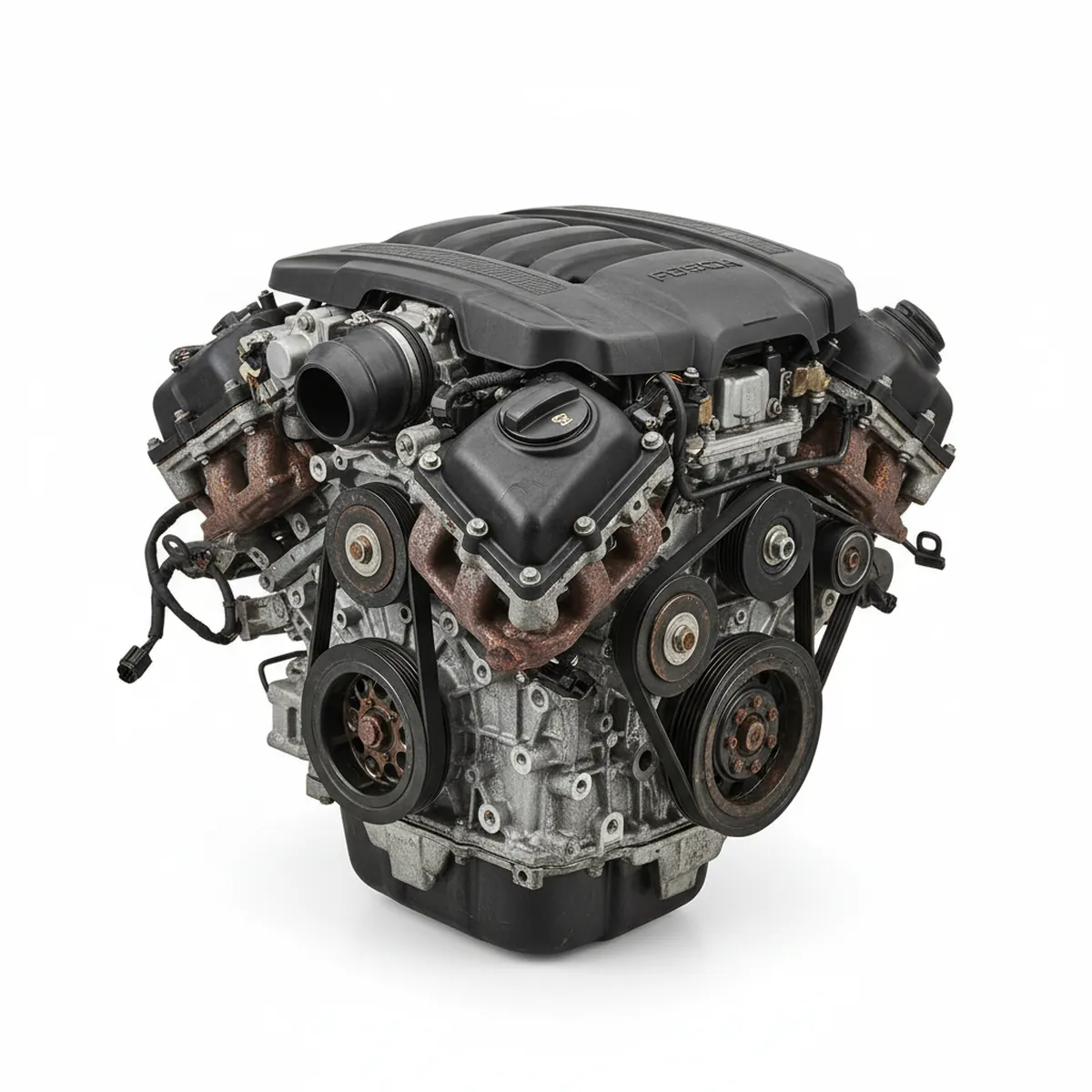 Moteur Porsche Cayenne gasoline, 4.8L, w/o turbo; VIN D (5th digit) Essence 2013 OEM