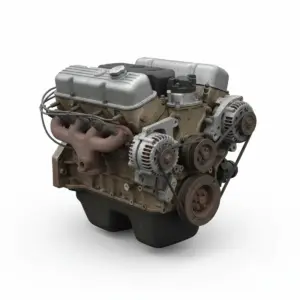 Moteur Ram Truck 1500 Series 3.9L (6-239, VIN X, 8th digit) Essence 1996 OEM