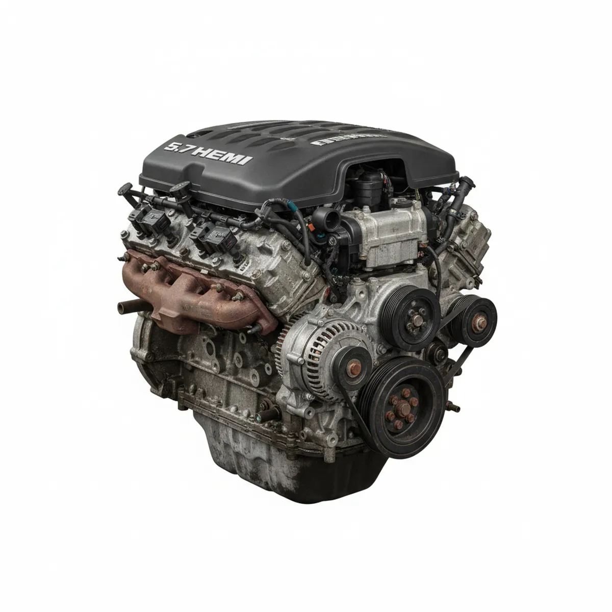 Moteur Ram Truck 1500 Series new style (6 lug wheel), 5.7L (VIN T, 8th digit), 48 volt system (eTorque) Essence 2021 OEM