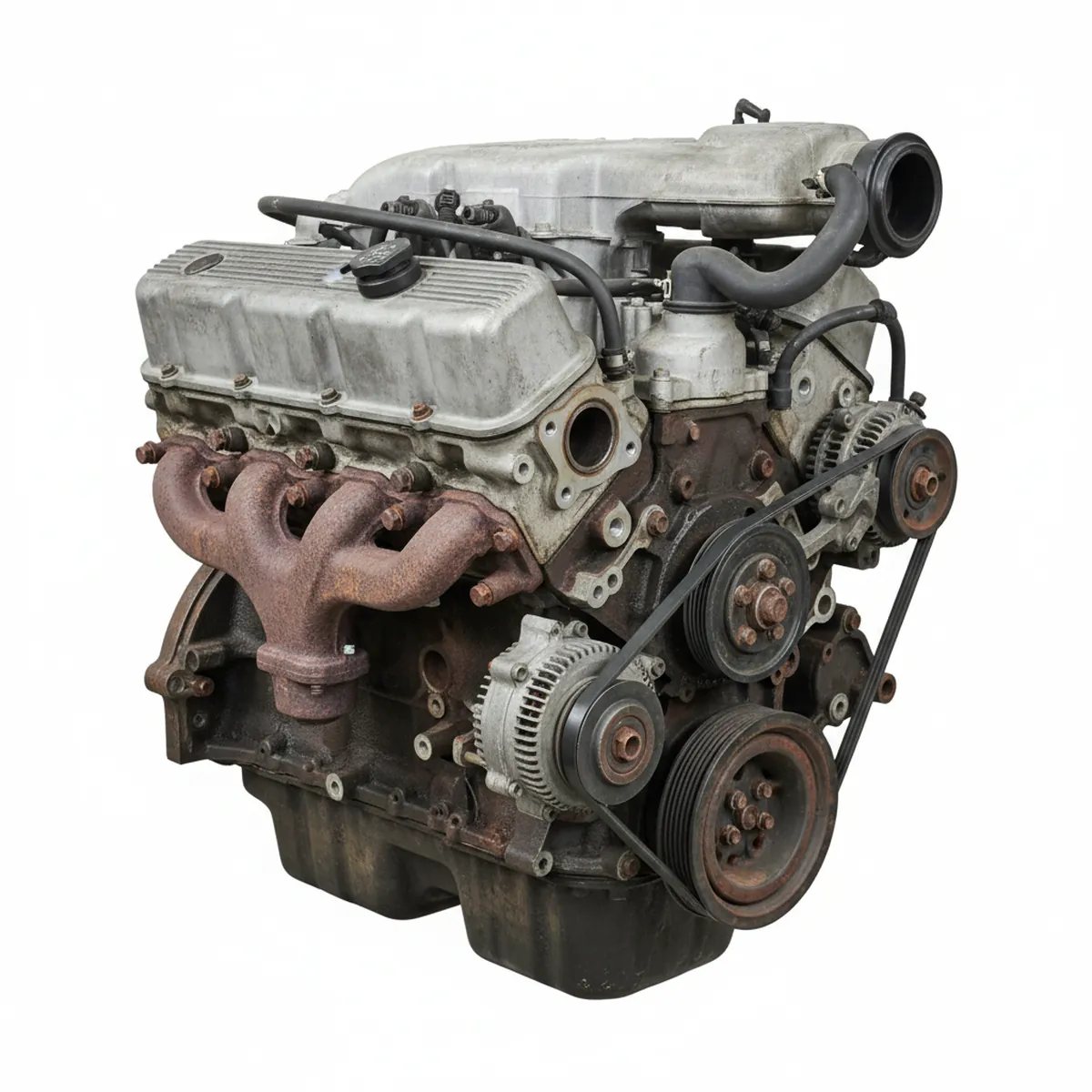 Moteur Ram Truck 2500 Series 8-318 (5.2L, VIN Y, 8th digit), EGR valve hole Essence 1994 OEM