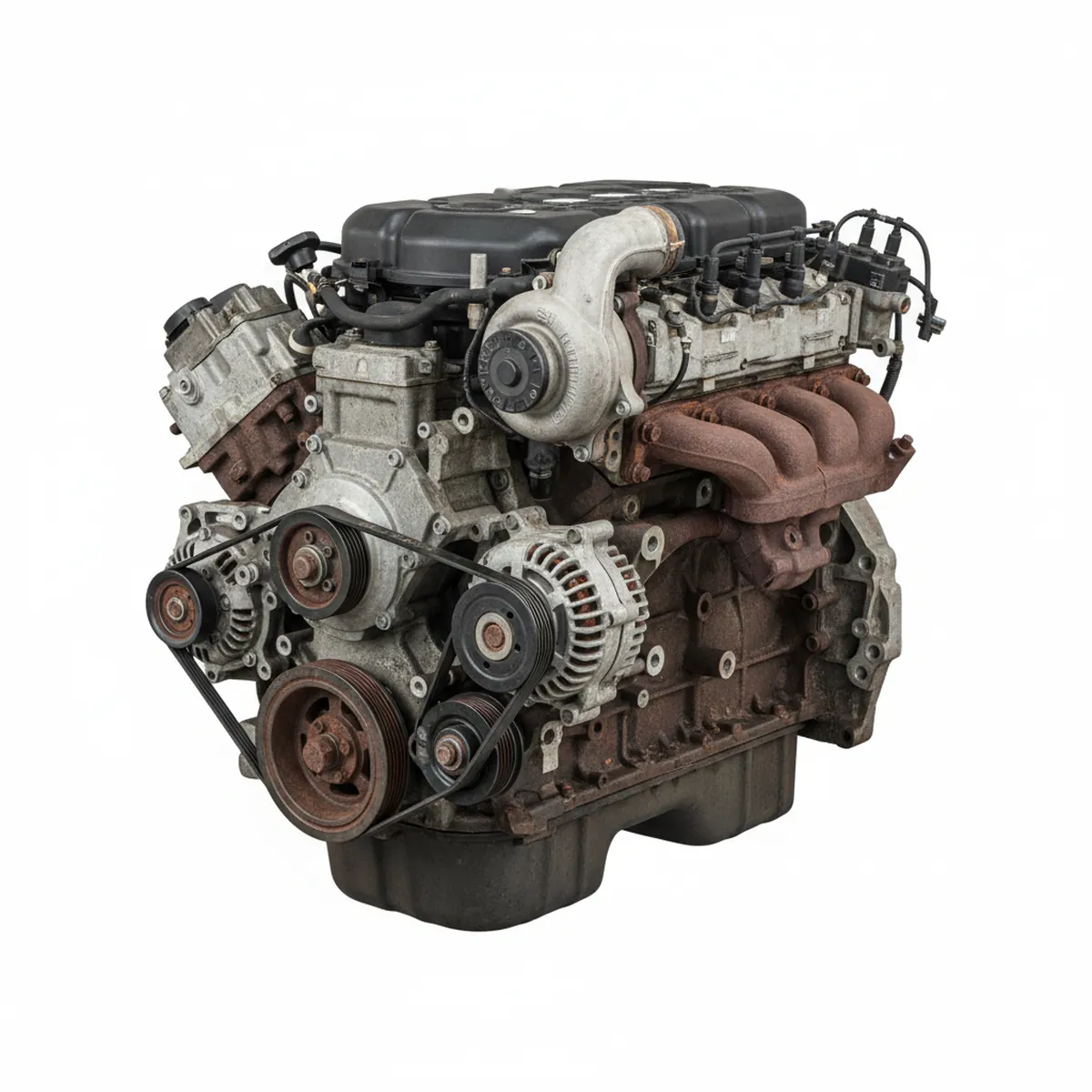 Moteur Ram Truck 3500 Series Pickup, 6.7L (VIN L, 8th digit, diesel) Diesel 2014 OEM