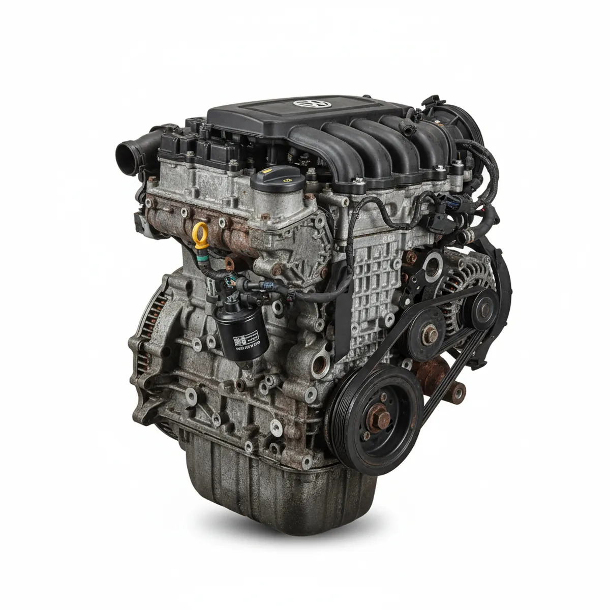 Moteur Volkswagen Beetle/Bug 2.5L, VIN P (5th digit), (engine ID CBUA), sensor in the block (above the filter) Essence 2014 OEM
