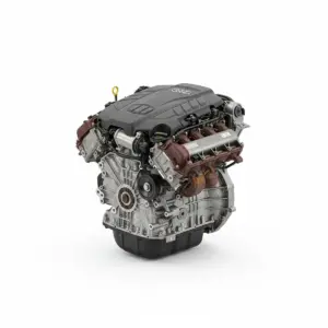 Moteur Audi Q5 (VIN model FP, 7th and 8th digits), 2.0L (turbo), VIN G (5th digit, hybrid), engine ID CHJA Essence 2017 OEM
