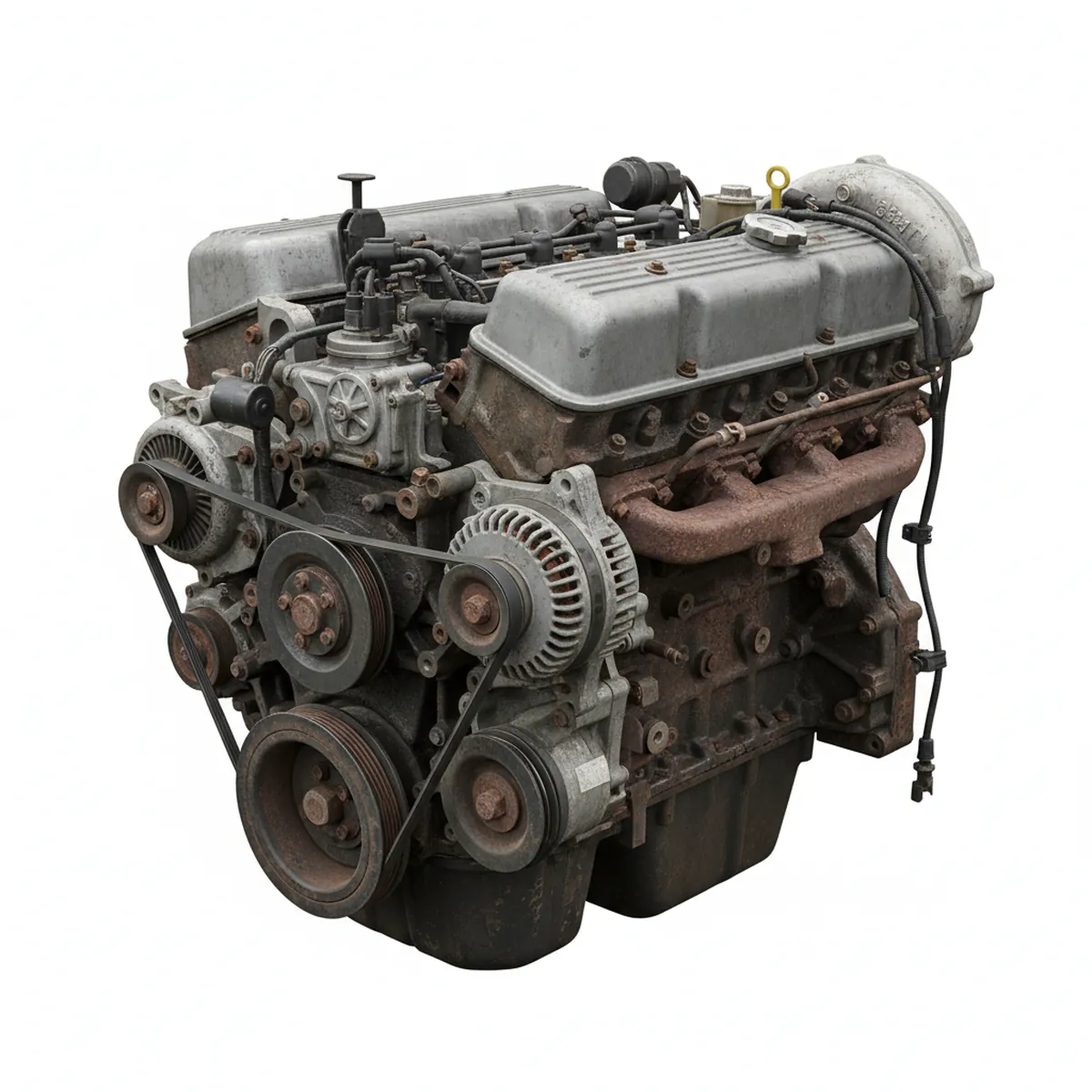 Moteur Ford Van E450 Super Duty 7.3L (VIN F, 8th digit, diesel), low emissions, w/o exhaust pressure valve Diesel 1998 OEM