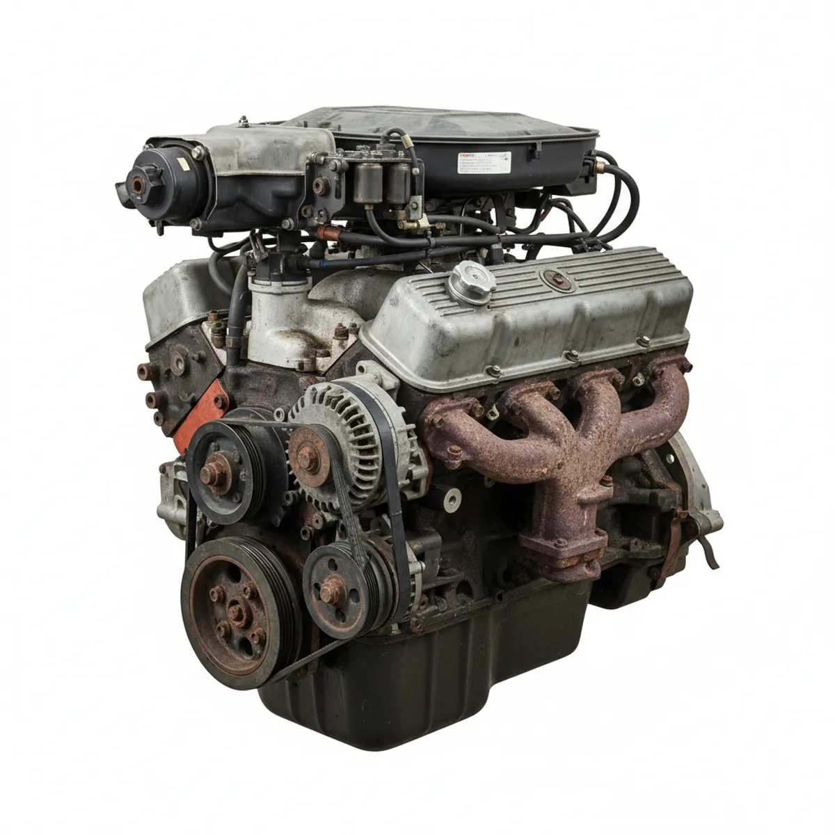 Moteur GMC Van 2500 8-350 (5.7L, VIN K, 8th digit), CNG Essence 1991 OEM