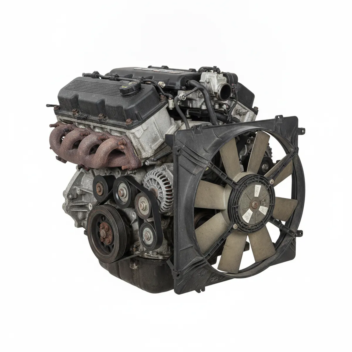 Moteur Cadillac STS Base, 4.6L (VIN A, 8th digit, opt LH2), electric cooling fan Essence 2006 OEM