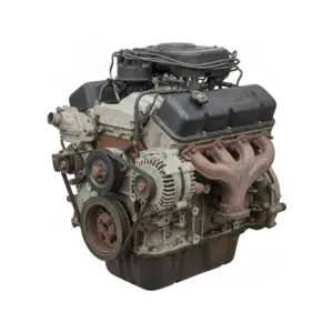 Moteur Chevrolet Blazer, S10/S15 (6-262, 4.3L, VIN W, 8th digit), 4x2, top mounted spark plug wires on distributor Essence 1995 OEM