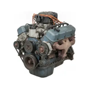 Moteur Chevrolet Blazer, S10/S15 (6-262, 4.3L, VIN W, 8th digit), 4x4, top mounted spark plug wires on distributor Essence 1995 OEM
