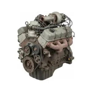 Moteur Chevrolet Suburban1500 8-395 (6.5L, VIN F, 8th digit, turbo diesel), 32mm oil cooler line nut Diesel 1997 OEM