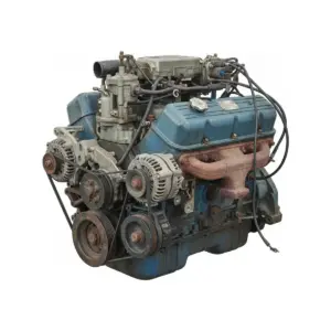 Moteur Chevrolet Truck3500 Series 8-379 (6.2L, VIN J, 8th digit, diesel), model VIN R/V (5th digit), AT Diesel 1990 OEM