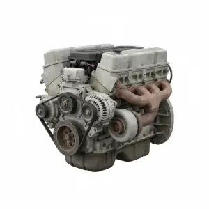 Moteur Chevrolet Truck-Silverado 3500 6.6L (VIN 6, 8th digit, opt LMM) Diesel 2009 OEM