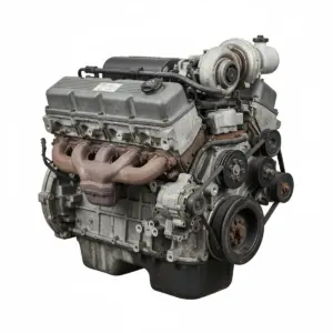 Moteur Chevrolet Truck-Silverado 3500 6.6L (VIN 8, 8th digit, opt LML) Diesel 2014 OEM
