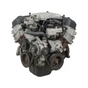 Moteur Dodge Durango 4.7L (8-287, VIN N, 8th digit, 32 tooth crankshaft tone ring), carrier mounting LH rear cylinder block Essence 2003 OEM