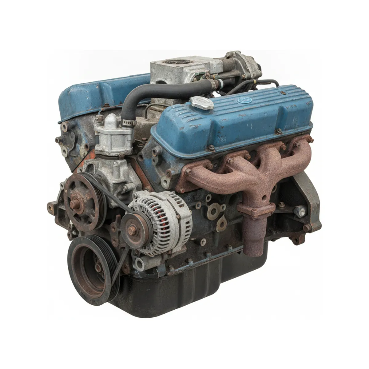 Moteur Ford TruckF250 not Super Duty 4.9L (VIN Y, 8th digit), AIR in manifold Essence 1990 OEM