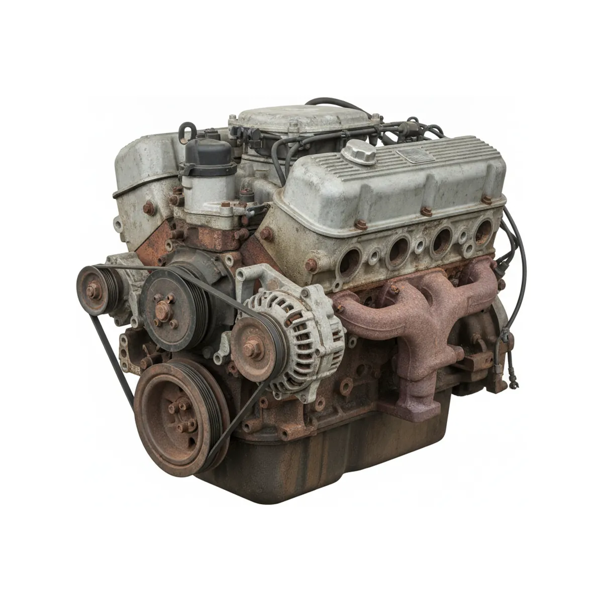 Moteur Ford TruckF250 not Super Duty 4.9L, VIN Y (8th digit, gasoline), w/o E4OD transmission; AIR in head Essence 1996 OEM