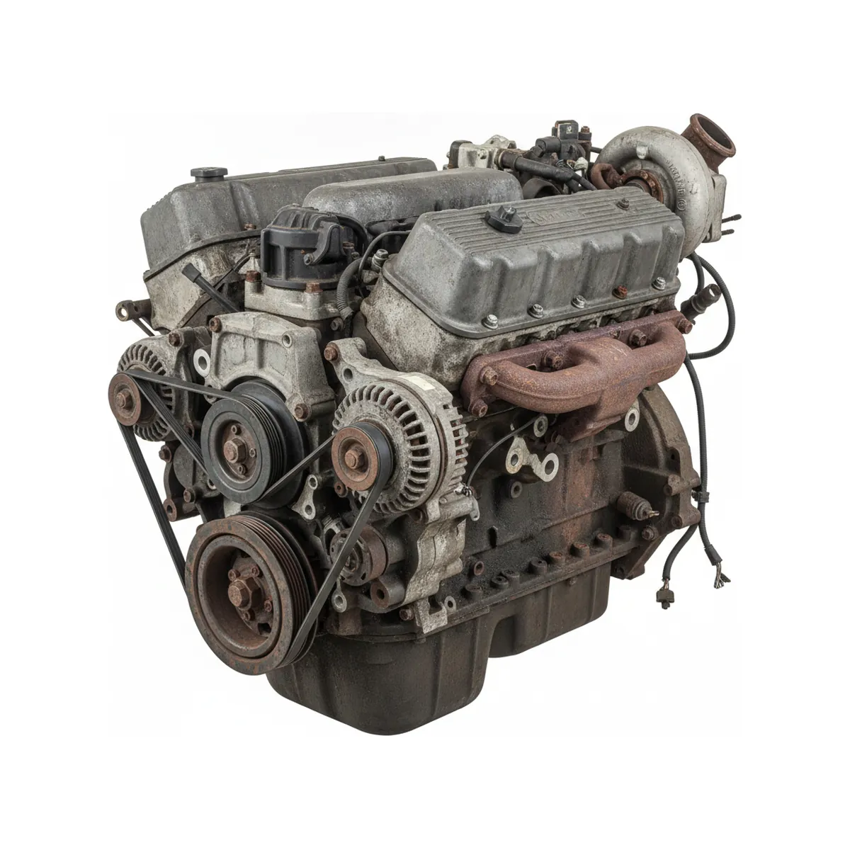 Moteur Ford TruckF250 Super Duty 7.3L (VIN F, 8th digit, diesel), Federal emissions, exhaust pressure valve Diesel 2001 OEM