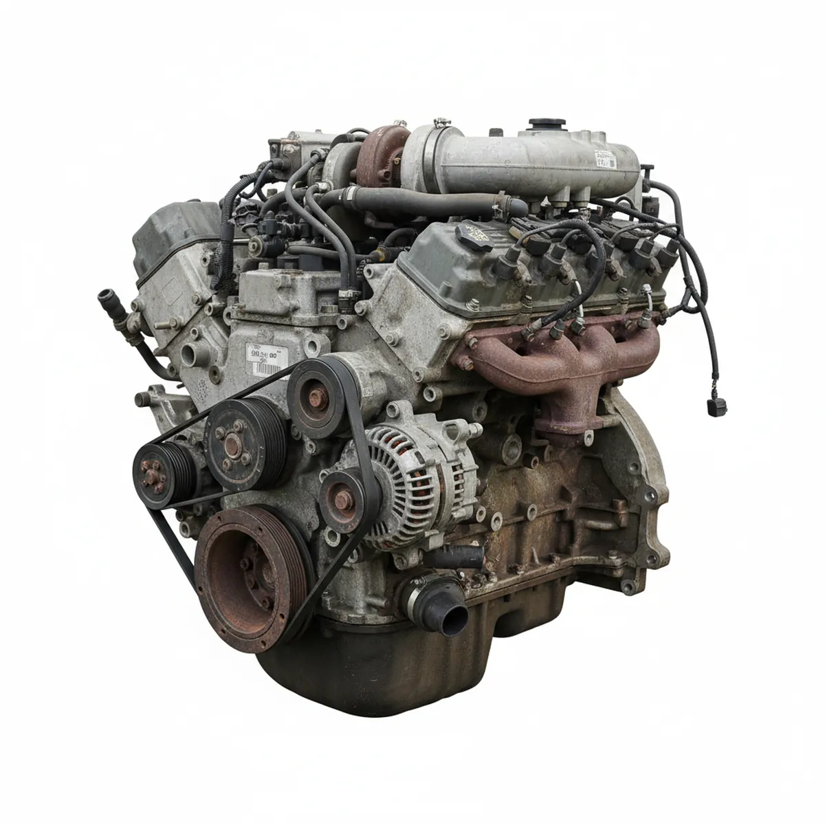 Moteur Ford Truck-F250 Super Duty 6.0L (VIN P, 8th digit, diesel), thru 09/22/03, ID DG-044-AA (AT) Diesel 2004 OEM
