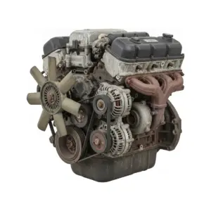 Moteur Ford TruckF550 Super Duty 6.0L (VIN P, 8th digit, diesel), exc. Chassis Cab; Federal emissions, ID DG-042-AB thru AD (AT) Diesel 2003 OEM