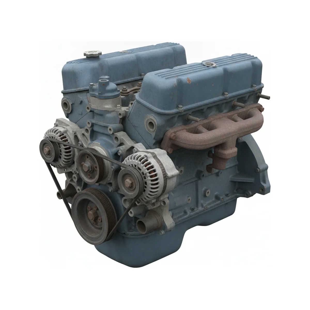 Moteur Ford Van E250 4.9L, VIN Y (8th digit, gasoline), E4OD transmission, AIR in head Essence 1996 OEM